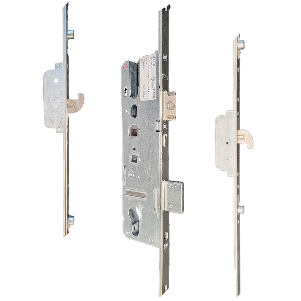 ELITE Standard Lever Operated Latch & Deadbolt Twin Spindle Designed To Accept Optional Shootbolts - 2 Hook 4 Roller 35/92-62 ELITE Standard Lever Operated Latch & Deadbolt Twin Spindle Designed To Accept Optional Shootbolts - 2 Hook 4 Roller 35/92-62