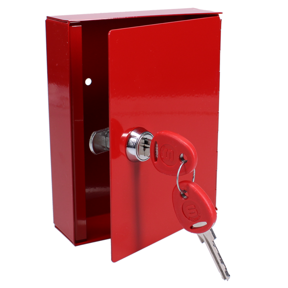 SECURIKEY EK1SFA Emergency Key Box Solid Fronted With Camlock Red Solid Front SECURIKEY EK1SFA Emergency Key Box Solid Fronted With Camlock Red Solid Front