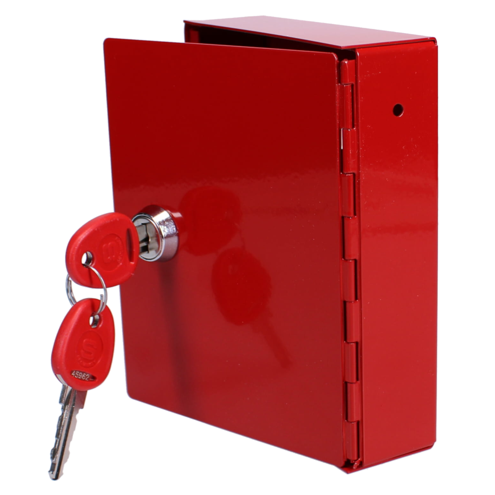 SECURIKEY EK1SFA Emergency Key Box Solid Fronted With Camlock Red Solid Front SECURIKEY EK1SFA Emergency Key Box Solid Fronted With Camlock Red Solid Front