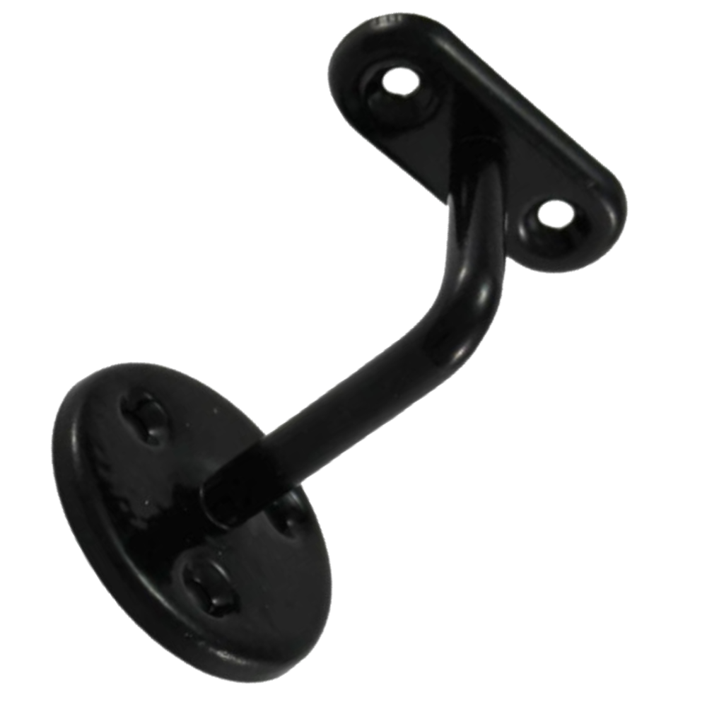 A PERRY 63mm Handrail Bracket 236 2.5in Black A PERRY 63mm Handrail Bracket 236 2.5in Black