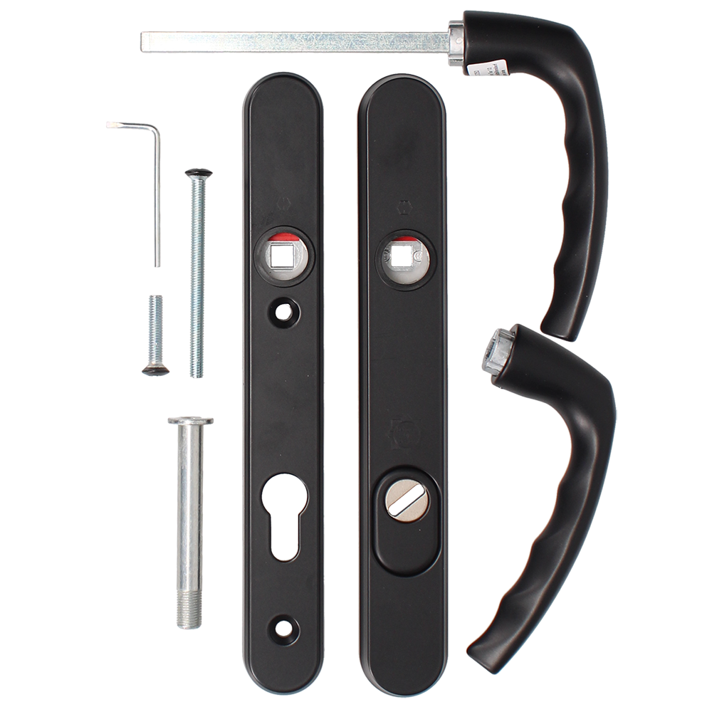 HOPPE Door Furniture PAS24 Atlanta 92mm Centres 122mm Screw Centres - Gold HOPPE Door Furniture PAS24 Atlanta 92mm Centres 122mm Screw Centres - Gold