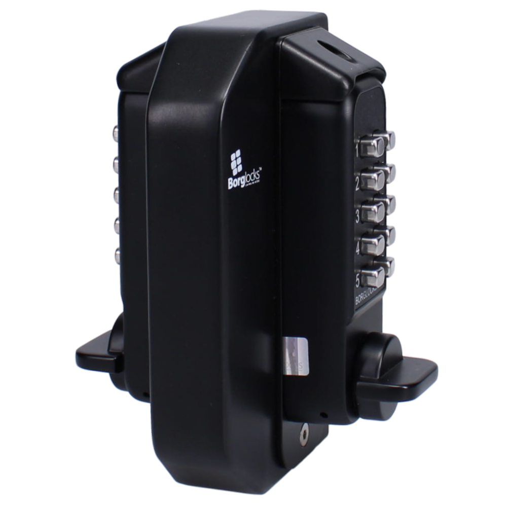 BORG LOCKS BL3030 MG Pro Mini Gate Lock Knob Operated Double Sided Keypad - Black (Marine Grade Pro) BORG LOCKS BL3030 MG Pro Mini Gate Lock Knob Operated Double Sided Keypad - Black (Marine Grade Pro)