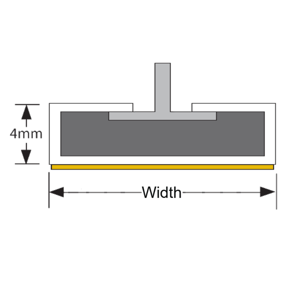 FIRESTOP Intumescent Strip 2.1m x 4mm Fire & Smoke Single Fin Seal 10mm Brown 1/2 Hour FS1604 - 1/2 hour to BS476 FIRESTOP Intumescent Strip 2.1m x 4mm Fire & Smoke Single Fin Seal 10mm Brown 1/2 Hour FS1604 - 1/2 hour to BS476