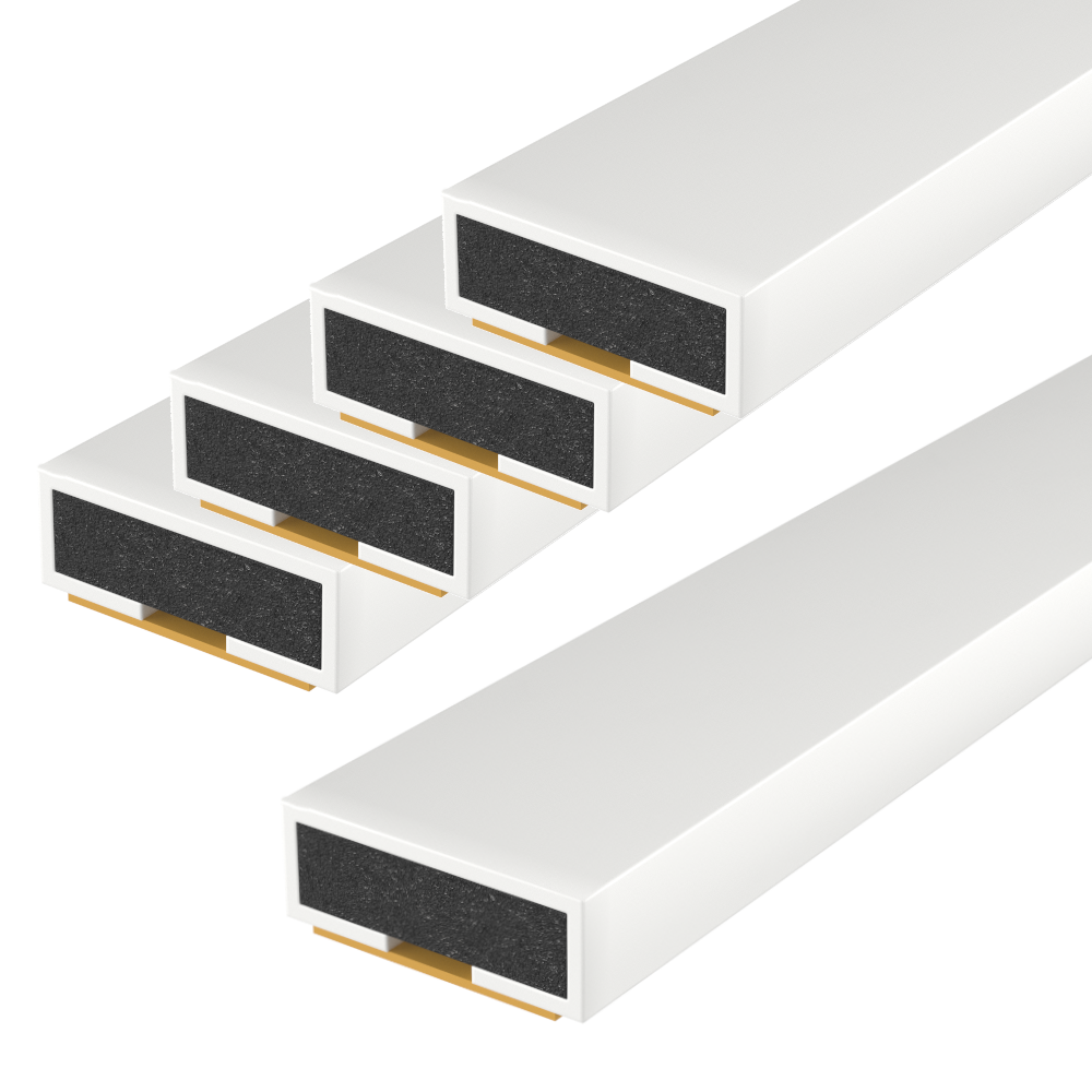 FIRESTOP Intumescent Strip 1.05m x 4mm Fire Only Seal (Pack Of 5) 10mm White 1/2 Hour FS151 - 1/2 hour to BS476 FIRESTOP Intumescent Strip 1.05m x 4mm Fire Only Seal (Pack Of 5) 10mm White 1/2 Hour FS151 - 1/2 hour to BS476