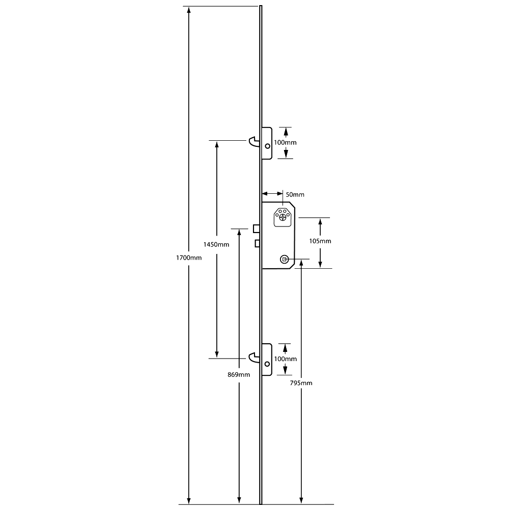 FIX 2025 Lever Operated 105PZ Latch & Deadbolt Scandinavian Cylinder - 2 Deadbolt FIX 2025 Lever Operated 105PZ Latch & Deadbolt Scandinavian Cylinder - 2 Deadbolt