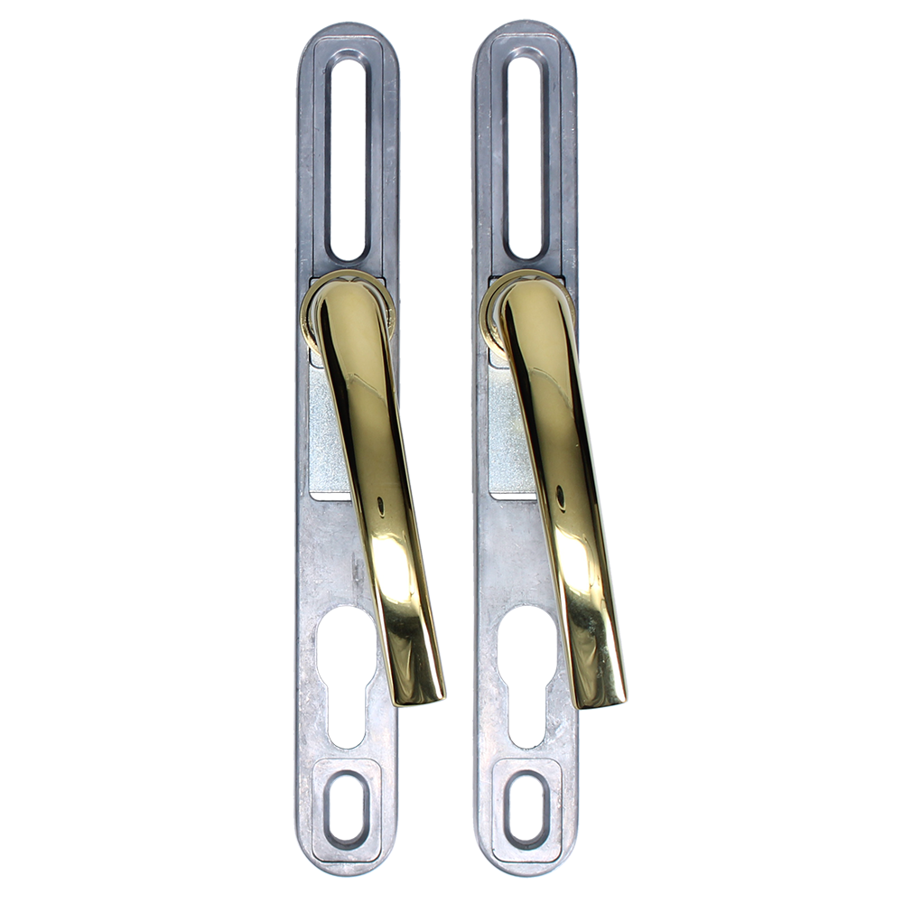 WINLOCK Universal Repair Handle Frame Set With Adjustable 62mm-92mm Centres Polished Chrome WINLOCK Universal Repair Handle Frame Set With Adjustable 62mm-92mm Centres Polished Chrome