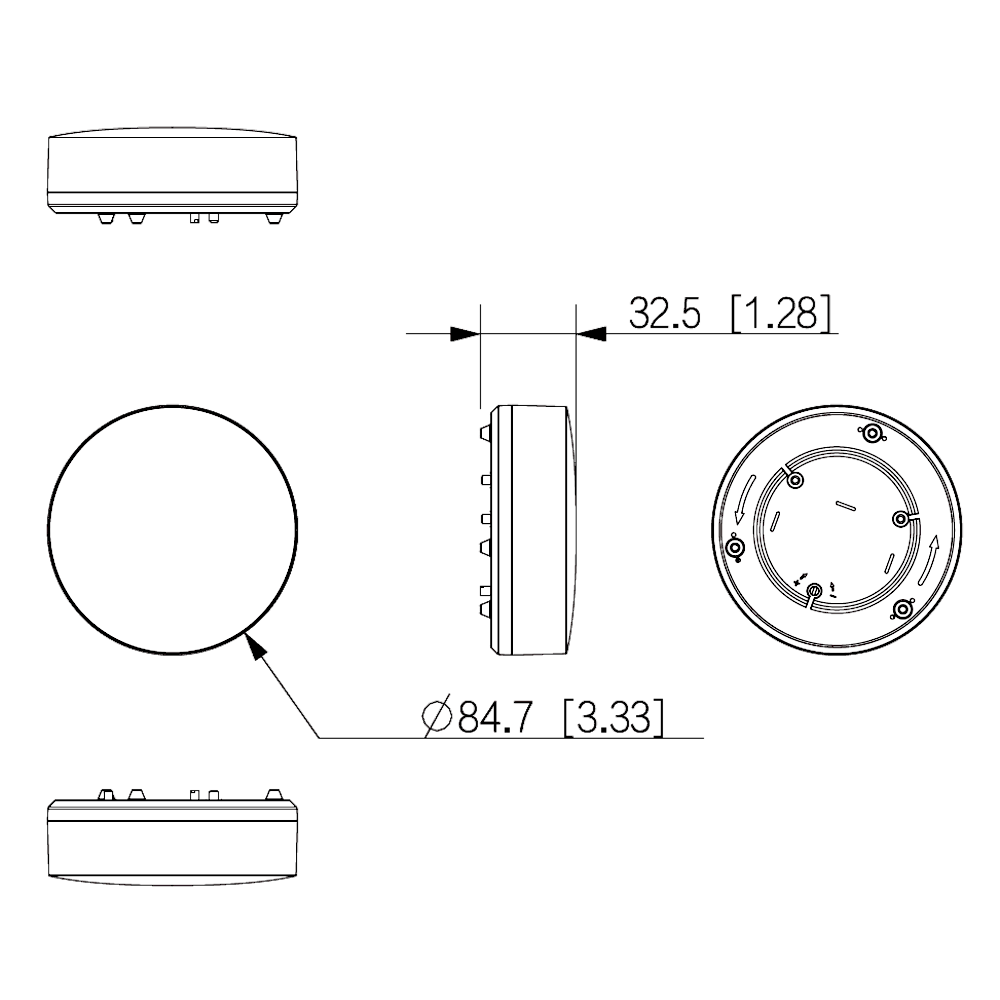DAHUA Airshield Wireless Water Leak Detector ARD912-W2(868) Water Leak detector White DAHUA Airshield Wireless Water Leak Detector ARD912-W2(868) Water Leak detector White