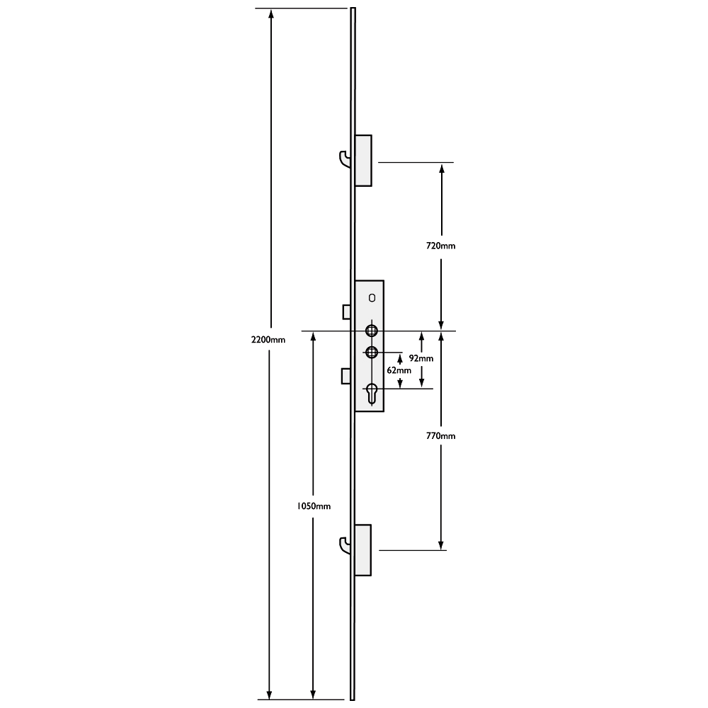 LOCKMASTER Lever Operated Latch & Deadbolt 92 62 Twin Spindle 20mm Radius 2 Hook 45 Backset 92/62 LOCKMASTER Lever Operated Latch & Deadbolt 92 62 Twin Spindle 20mm Radius 2 Hook 45 Backset 92/62