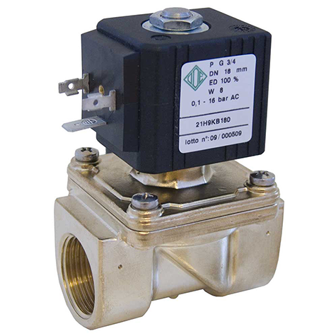 SERVO ASSISTED SOL VALVE 2/2NC 3/4