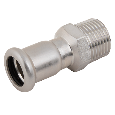 15MMX3/4" MALE ADAPTER SS 316 FITTING