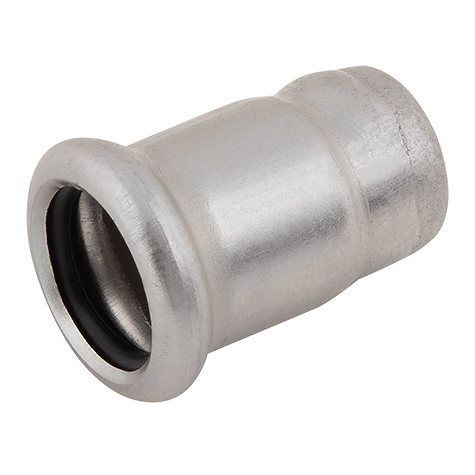 35MM END CAP SS 316 GAS FITTING