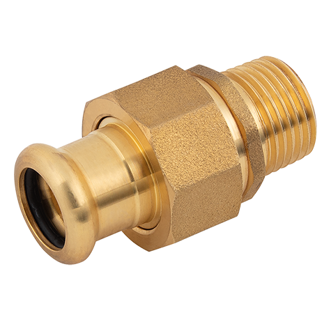 15X1/2" MALE UNION ADAPTER COPPER