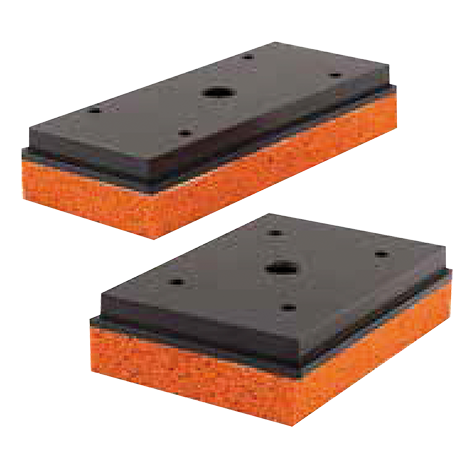 FOAM RUBBER RECTANGLE SUCTION CUP