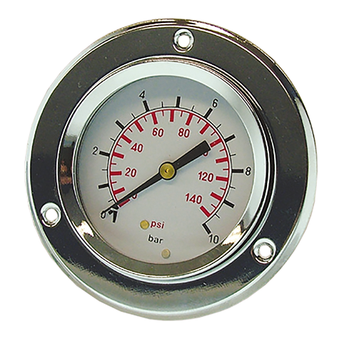 P/G PANEL 40MM DIAL 0-4BAR G1/8BSP