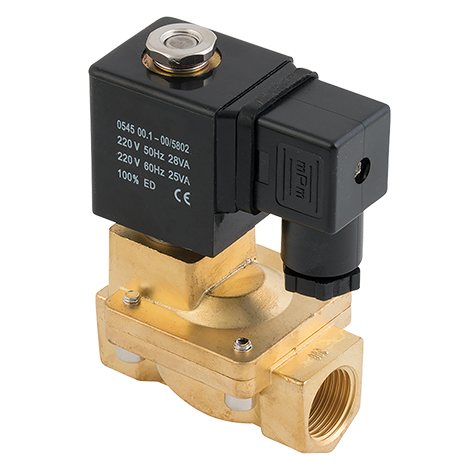 SOLENOID VALVE BRASS G1" 24VDC