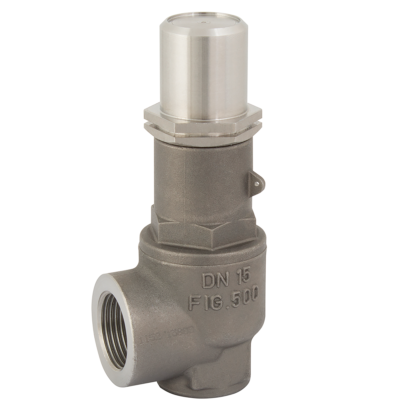 1/2"X3/4" BSPT SAFETY VALVE 6BAR S/S Pneumatics Direct