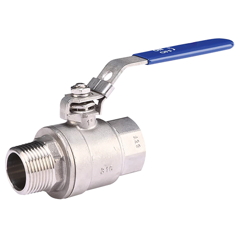 3/8" S/S 2 PCE M X F BALL VALVE PN63