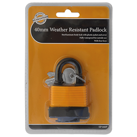 40mm Weather Resistant Padlock