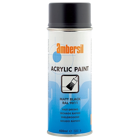 ACR PAINT 400ML MATT BLACK RAL9011