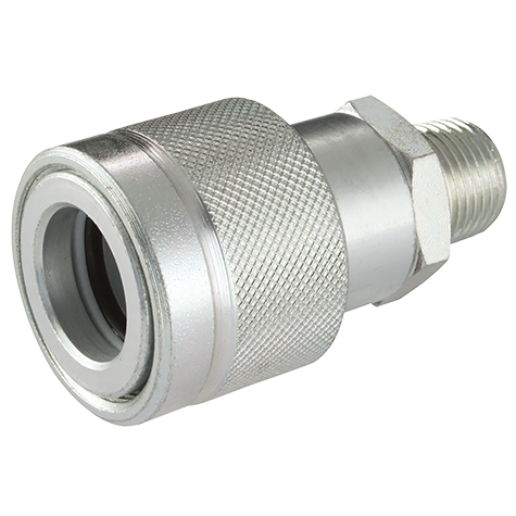 1/4" NPT Male Hydraulic Quick Release Coupling