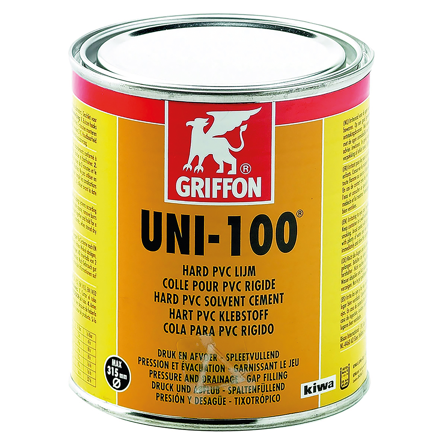 GRIFFON UNI100 UPVC CEMENT 250 ML TIN