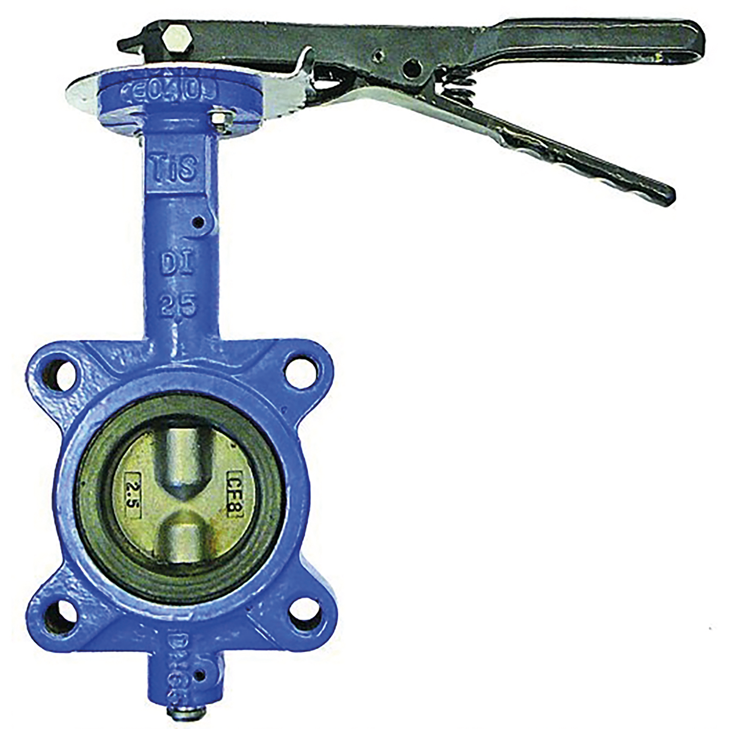 4" Lugged & Tapped Butterfly Valve