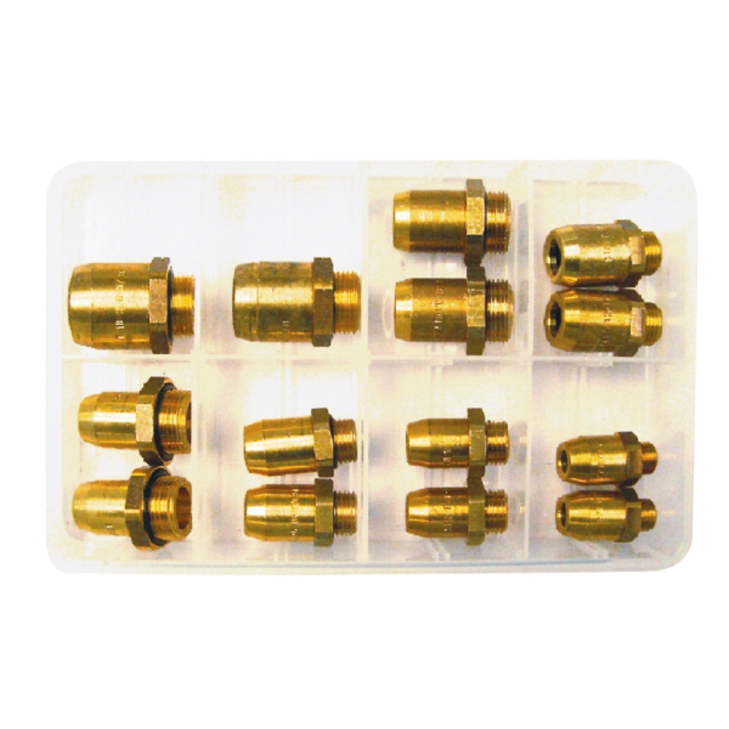 Assorted Male Stud Couplings 14 Piece Mix Box