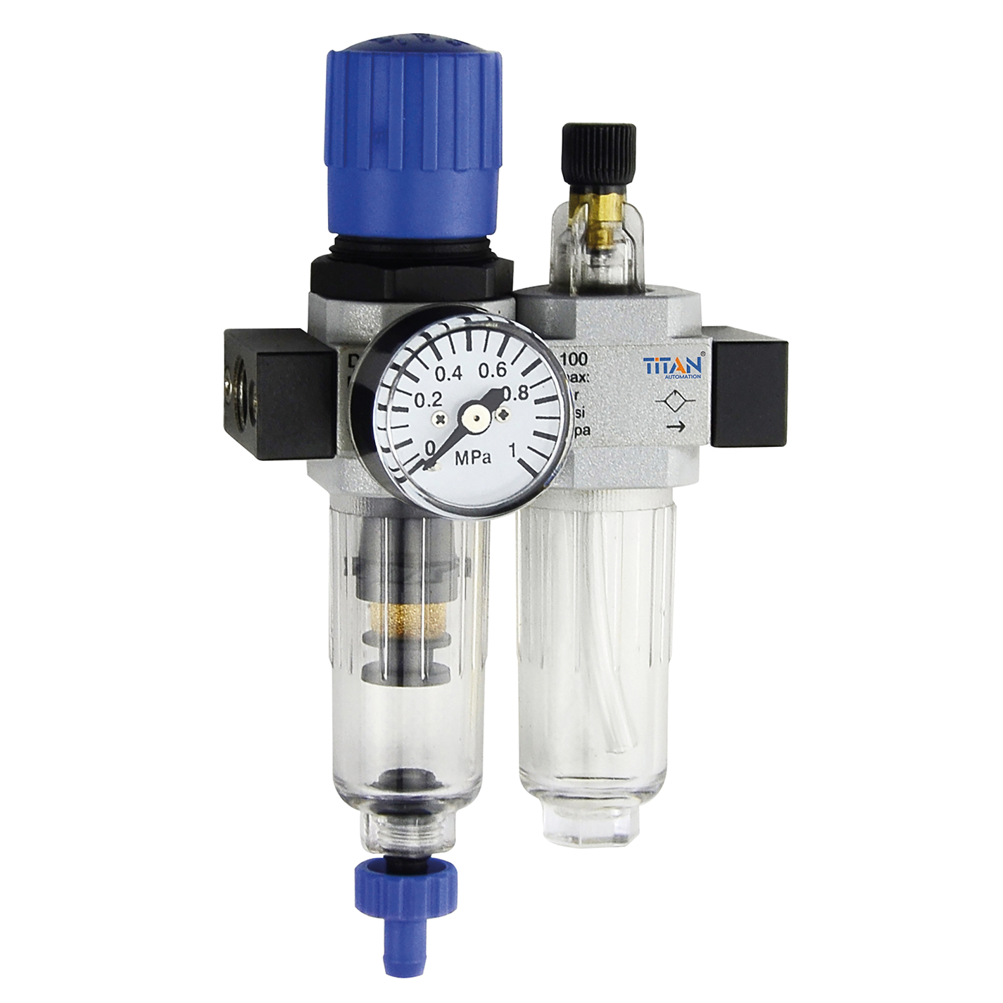 1/8" BSPP Female Filter + Regulator + Lubricator FluidAir Components