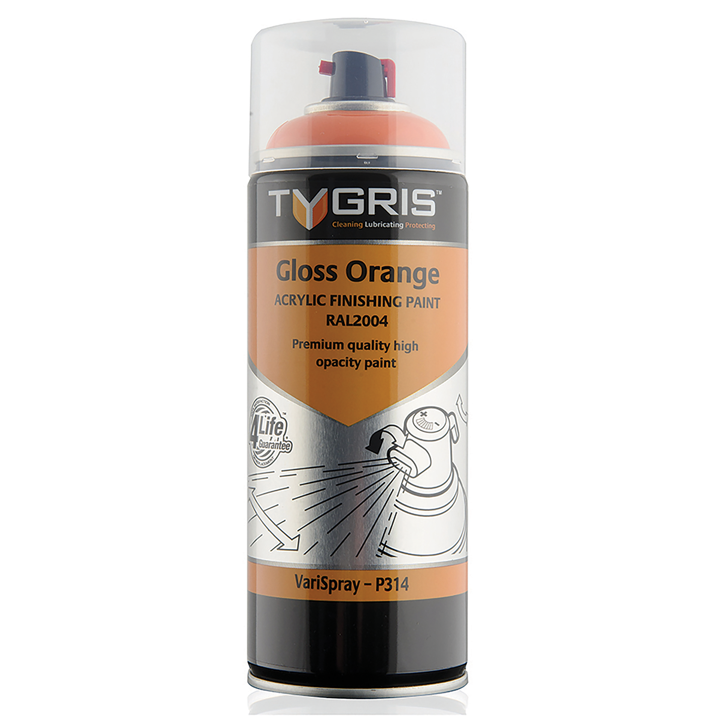 GLOSS BLACK PAINT - RAL9005 VARI-SPRAY