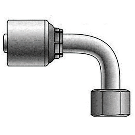 1/2" BSP Female Elbow x 1/2" Hose Tail 1 Piece