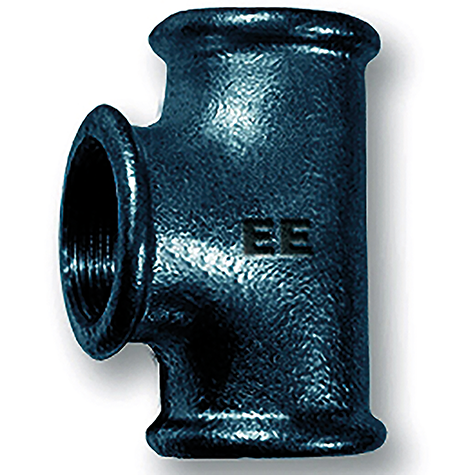1/8 BSP F BLK EQUAL TEE