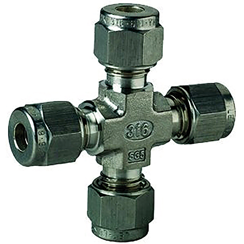 12mm Tube OD Union Cross
