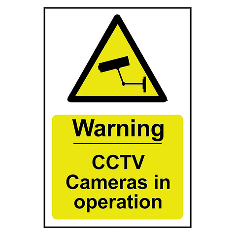 200 x 300mm CCTV Camera Sign