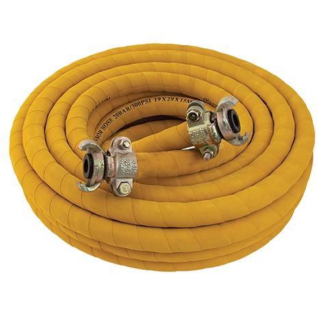 300 PSI COMPRESSED AIR HOSE ASSY C/W SAFETY CLAWS