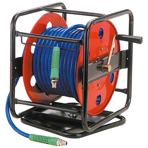 AIR HOSE REEL WITH 360O ROTARY BASE