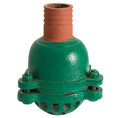 FOOTVALVE STRAIGHTAINER 3" ID HOSETAIL