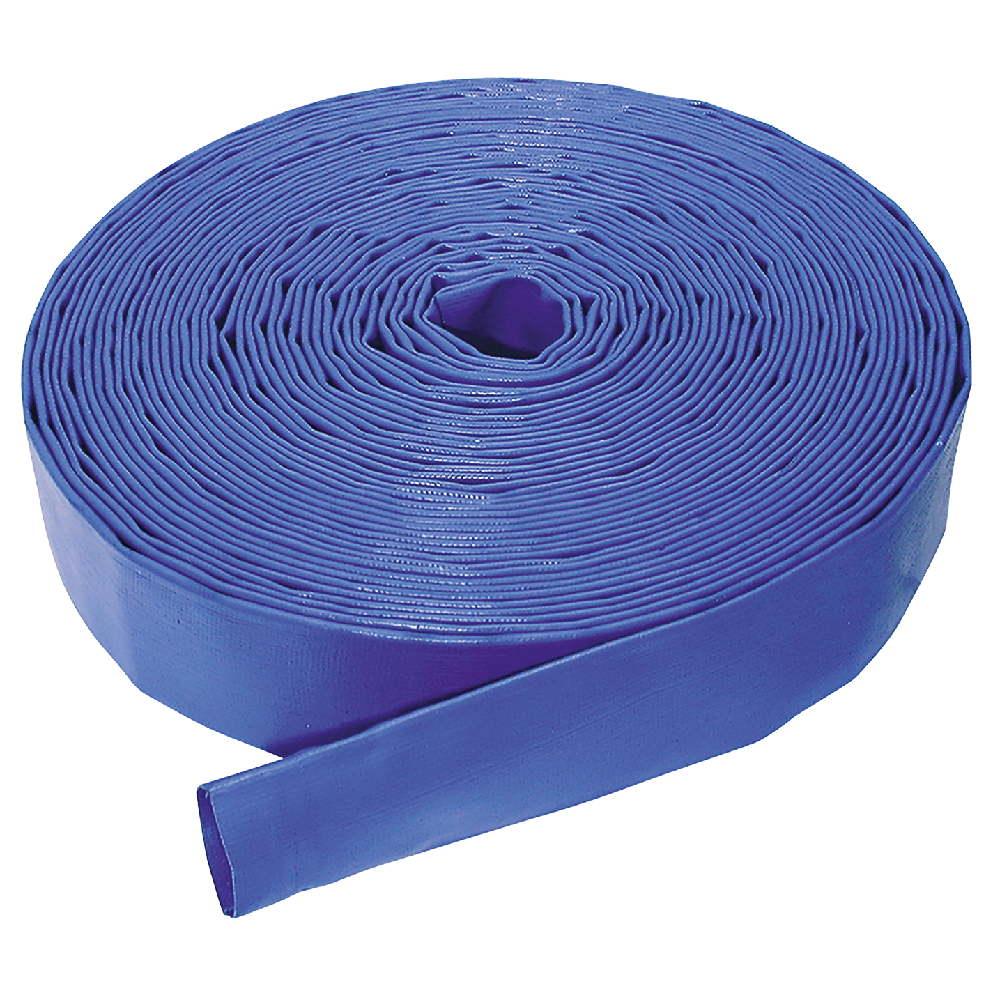 1" (25mm ID) Blue Layflat Hose x 10 Metre Coil