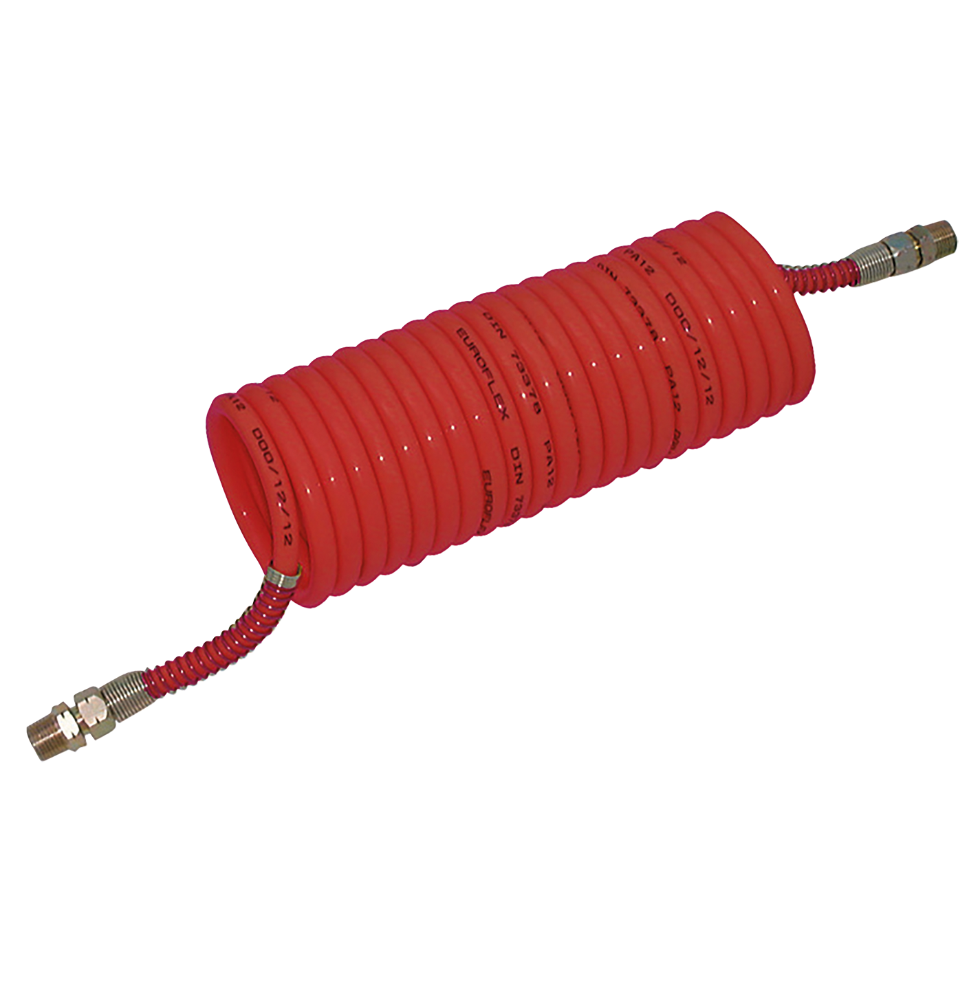 5/16"OD RECOIL HOSE RED X 12FT AND ENDS