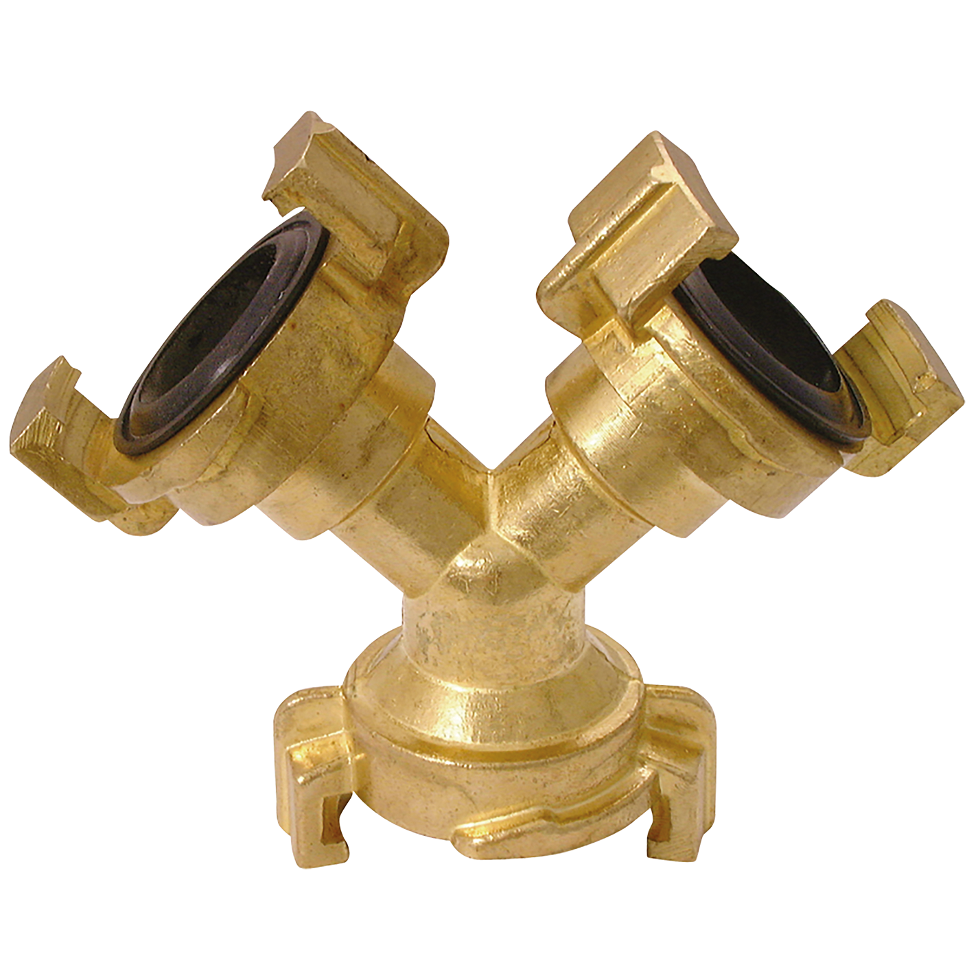 BRASS WATER COUPLING TRIPLE OUTLET