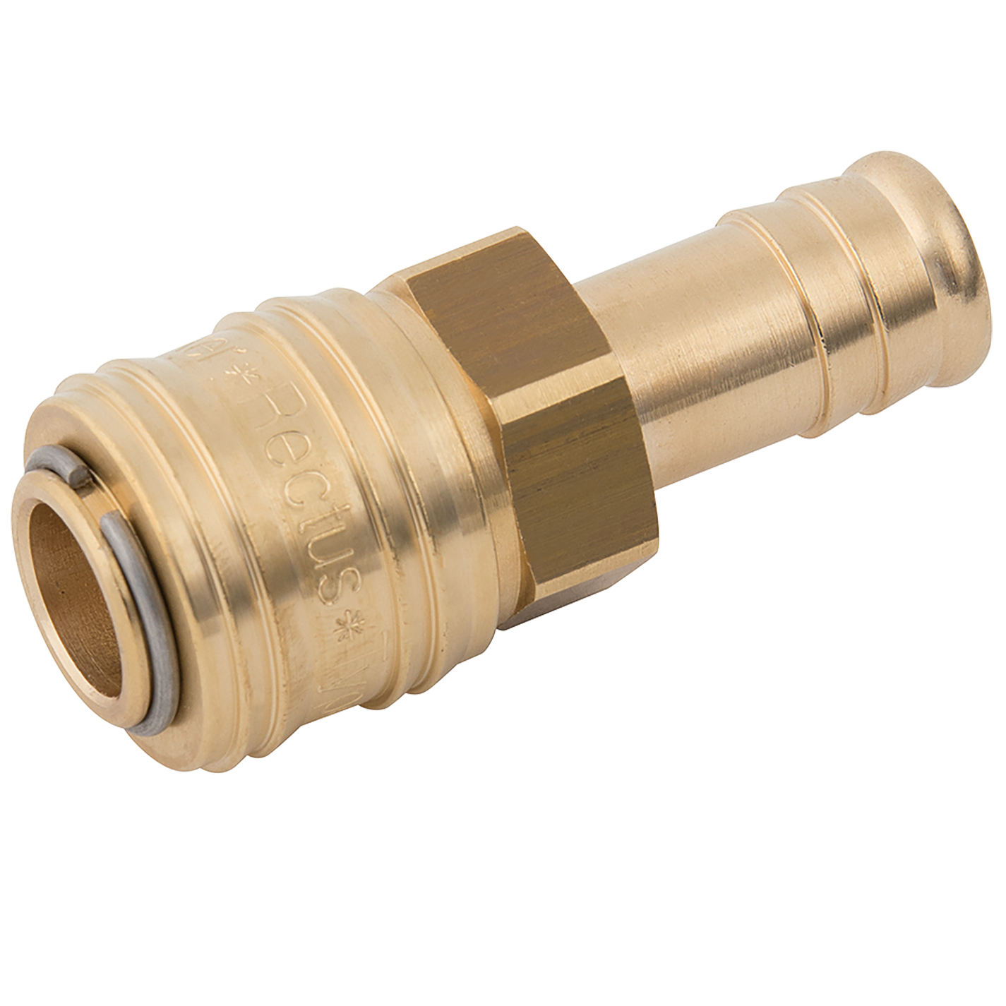 06MM HOSETAIL COUPLING BRASS