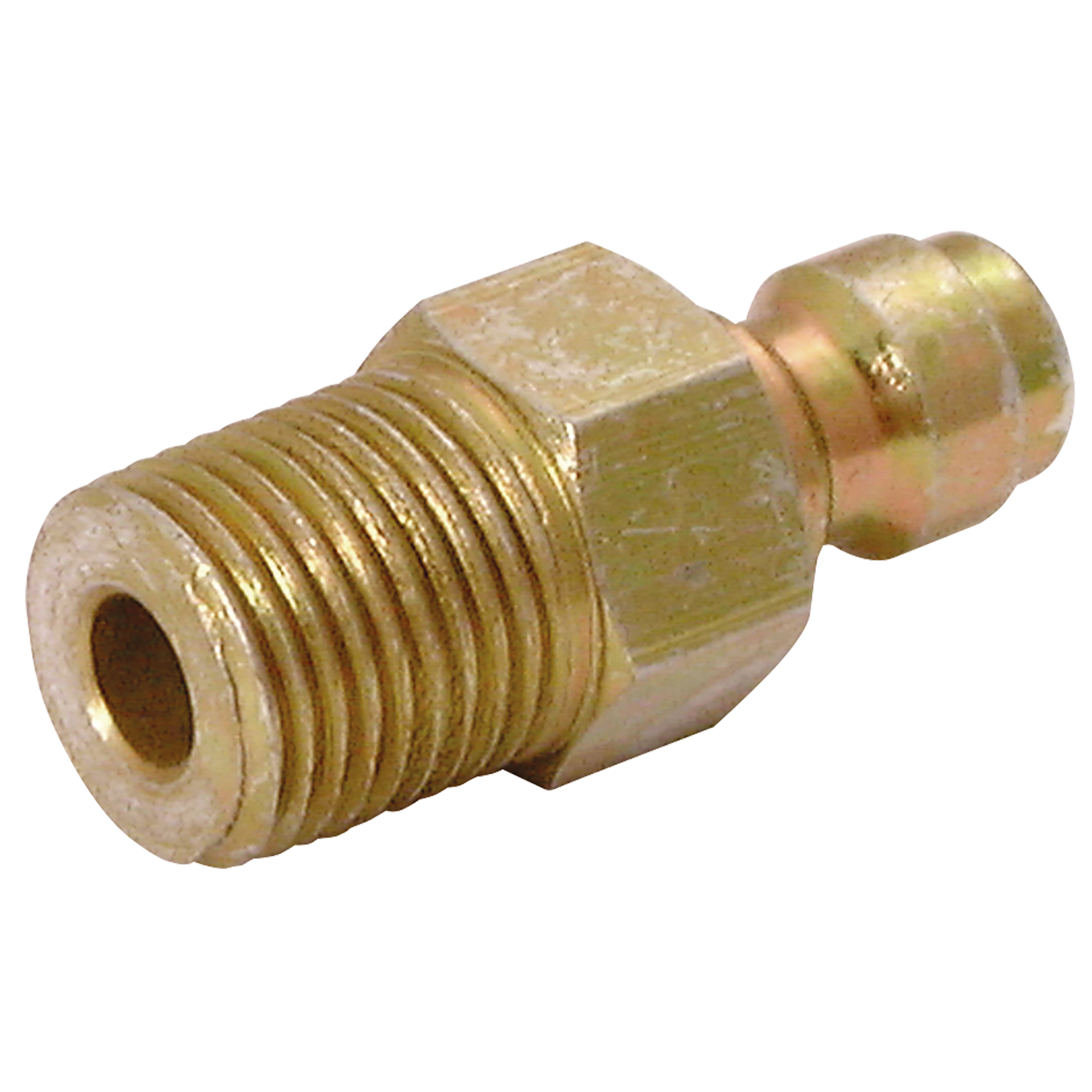Quick Release Adapter, 8 AN Female To Valved Plug, Straight, Aluminum Black Anodized – 3000 Series
