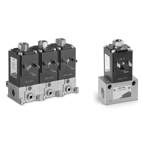 DIR. SOL VAL 3 WAY NC 4MM S. MAN 12VDC