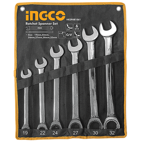 OFFSET RING SPANNER SET 8 PIECES