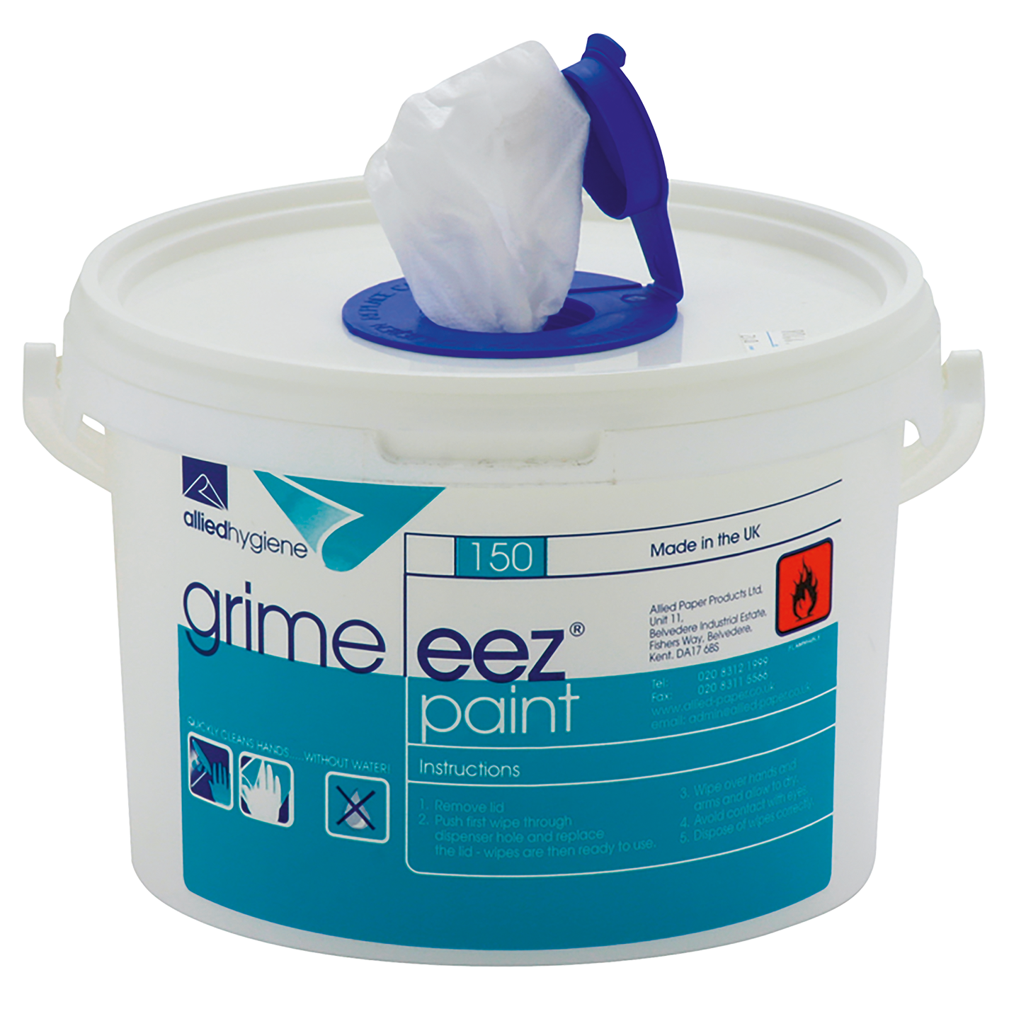 PAINT AND MASTIC REMOVING WET WIPES X 150