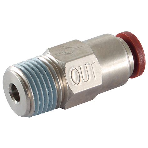 10MM X 3/8" BSPT CONICAL CHECK OUT VALVE