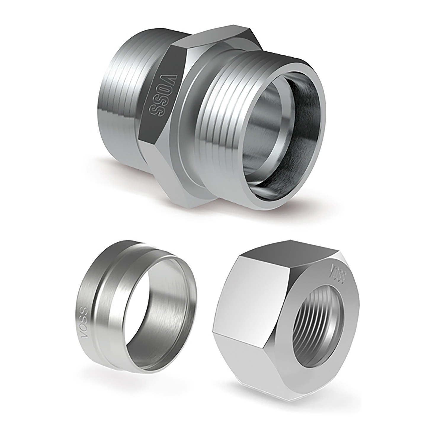 1.1/4" BSPP Malex35mm OD Stud with 60° Coned End