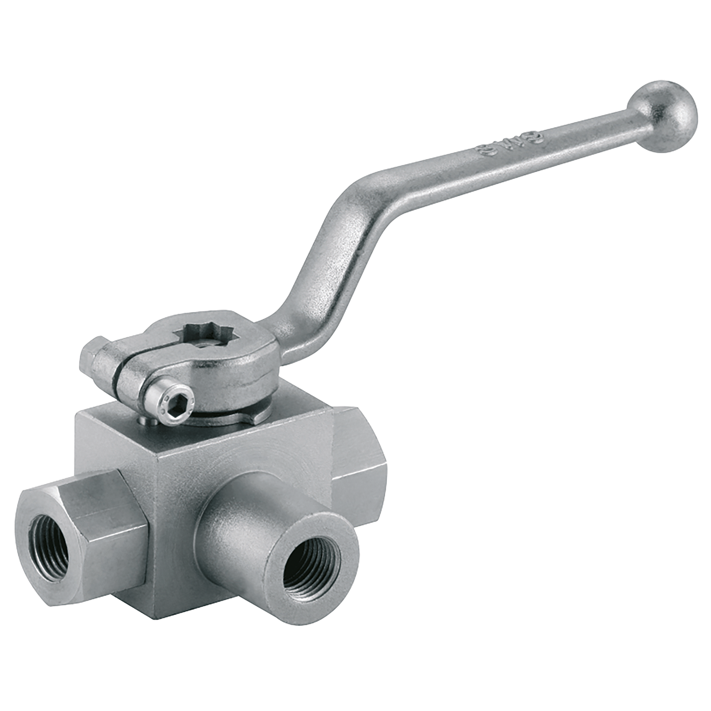1.1/4" BSP Parallel Female Ball Valve 3 Way L Ported