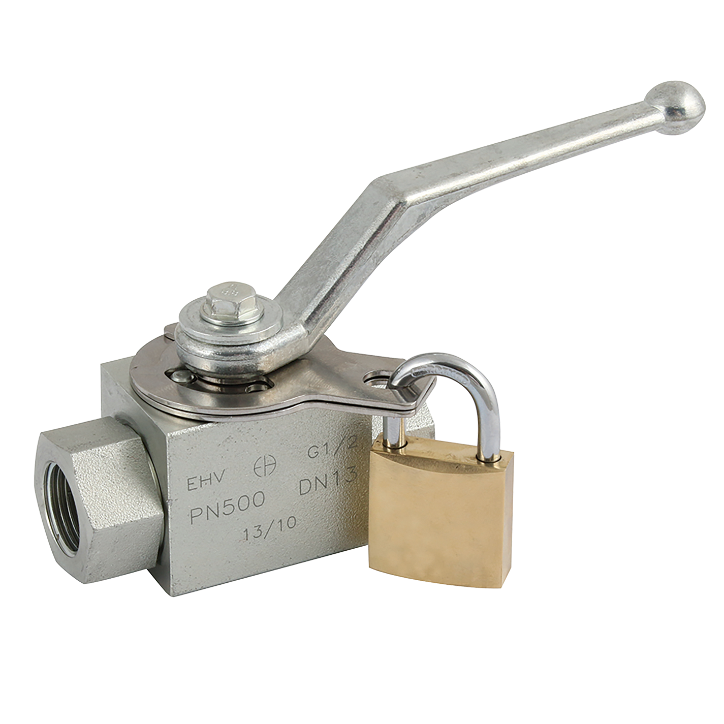 1/4" BSP Parallel Female Ball Valve 2 Way Lockable