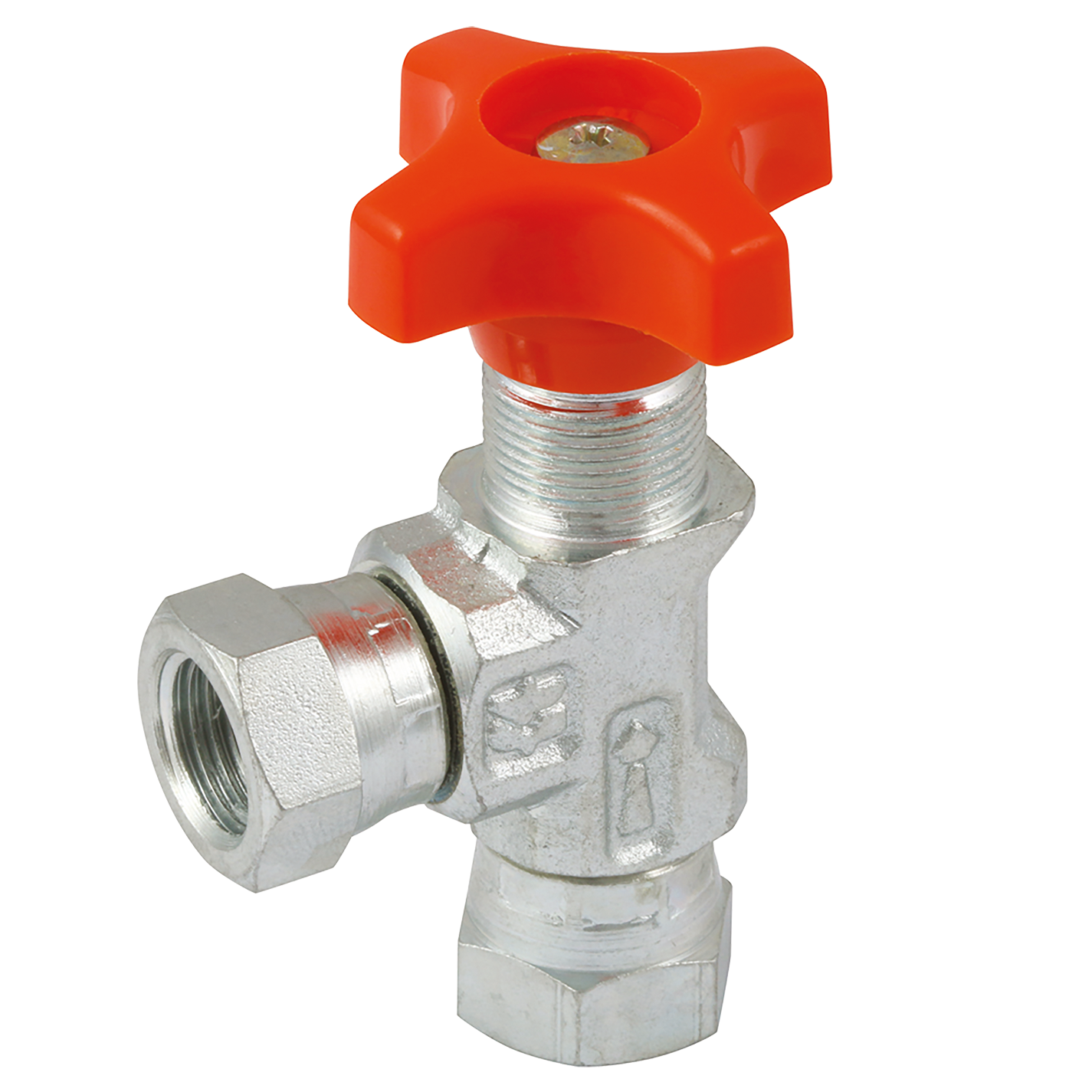 1/4" BSPP F/F 90DEG GAUGE ISOLATOR VALVE