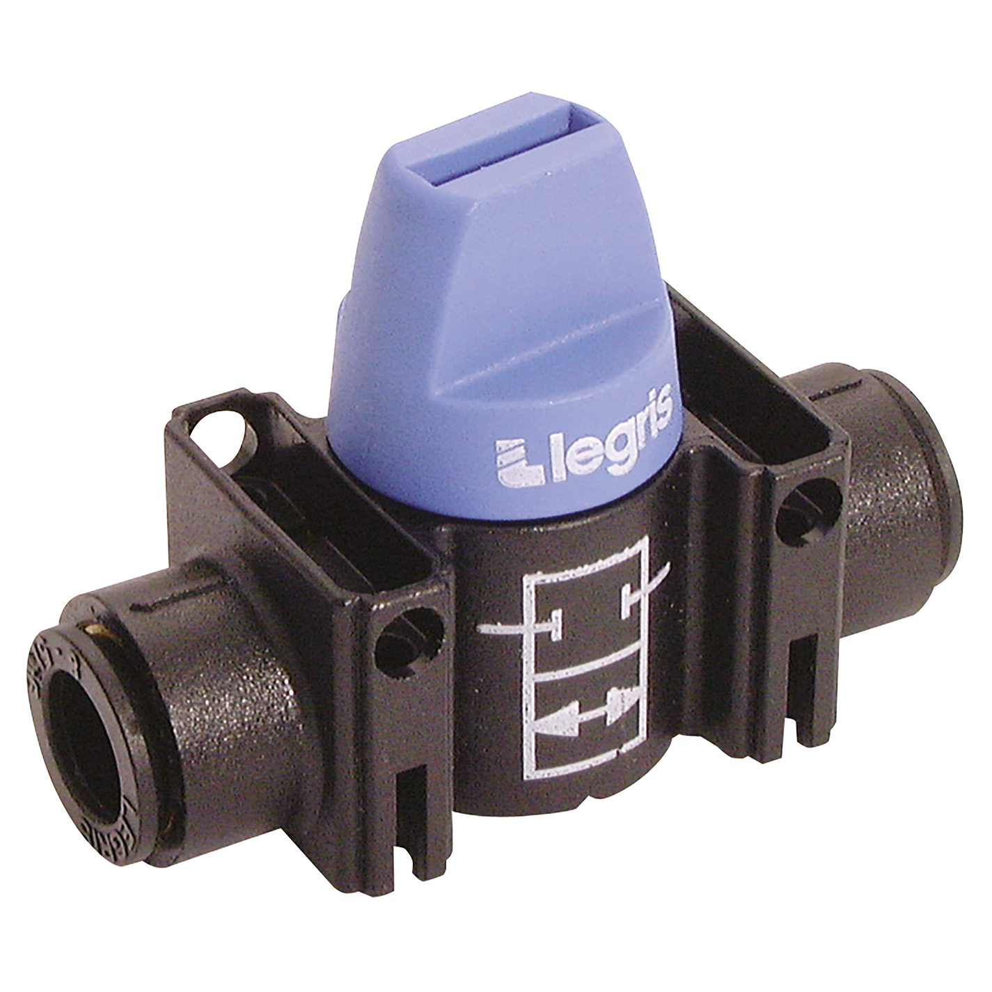 8mm OD Ball Valve 2/2 with Push-in Connection